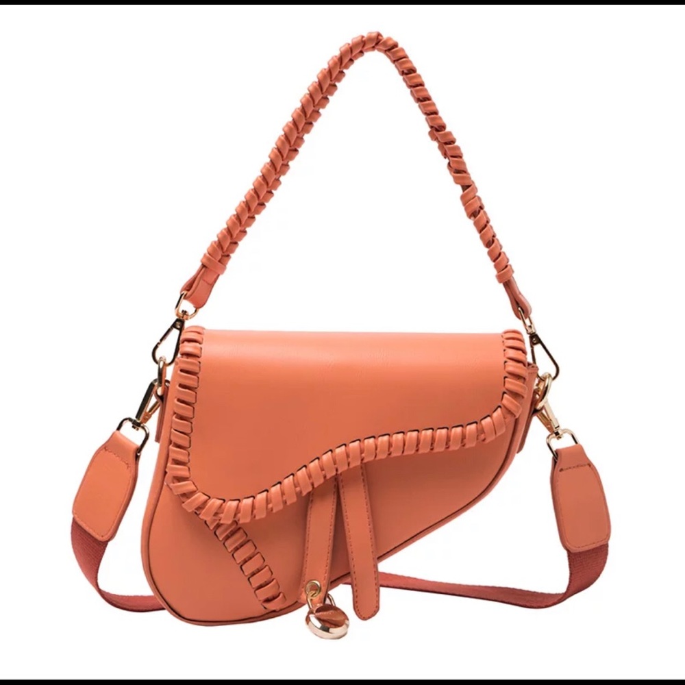 Peach shoulder Purse